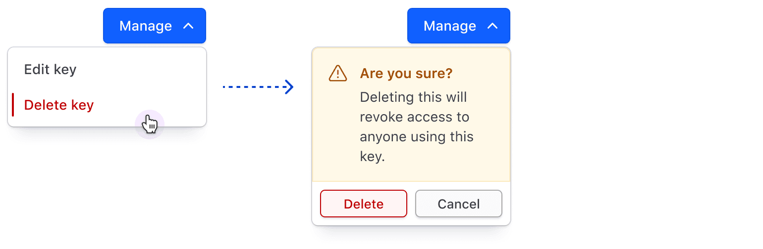 example of how not to use a second confirmation layer